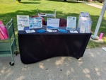 Annual New Student Day Library Services Table